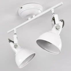 Lampes Industrielles-hofstein Plafonnier Tina Blanc, 2 lumières