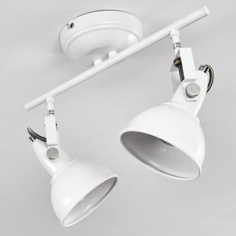 Lampes Industrielles-hofstein Plafonnier Tina Blanc, 2 lumières