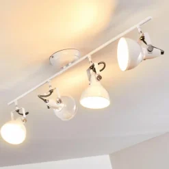 Lampes Industrielles-hofstein Plafonnier Tina Blanc, 4 lumières
