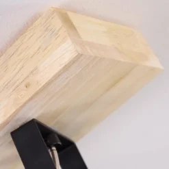 Lampes Dorées-hofstein Plafonnier Tina Bois clair, 4 lumières