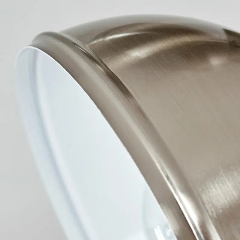 Lampes Industrielles-hofstein Plafonnier Tina Nickel mat, 1 lumière