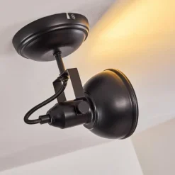 hofstein Plafonnier Tina Noir, 1 lumière