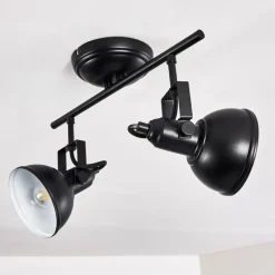 hofstein Plafonnier Tina Noir, 2 lumières* Spots Et Projecteurs
