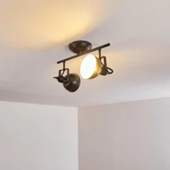 hofstein Plafonnier Tina Noir, 2 lumières* Spots Et Projecteurs