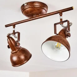 Lampes Industrielles-hofstein Plafonnier Tina Rouille, 2 lumières