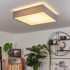 Lampes En Tissu-hofstein Plafonnier Tise LED Blanc, 1 lumière