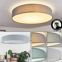 Lampes En Tissu-hofstein Plafonnier Tise LED Blanc, 1 lumière