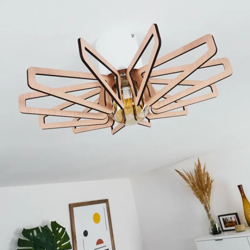 hofstein Plafonnier Togo Blanc, 1 lumière