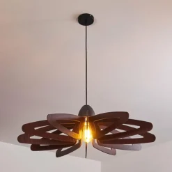 Lampes Vintages & Rétros-hofstein Plafonnier Togo Noir, 1 lumière