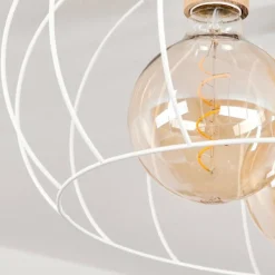 Luminaires Scandinaves-hofstein Plafonnier Toklolo Écru, 3 lumières