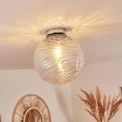 hofstein Plafonnier Tomboul Chrome, 1 lumière