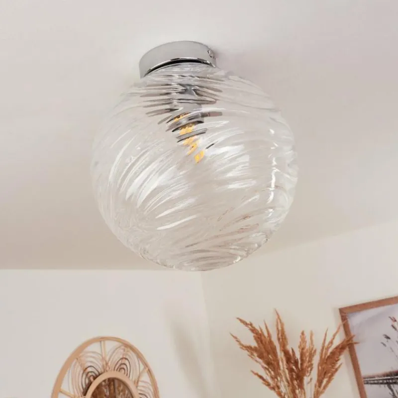 hofstein Plafonnier Tomboul Chrome, 1 lumière