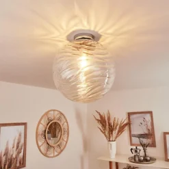 hofstein Plafonnier Tomboul Chrome, 1 lumière