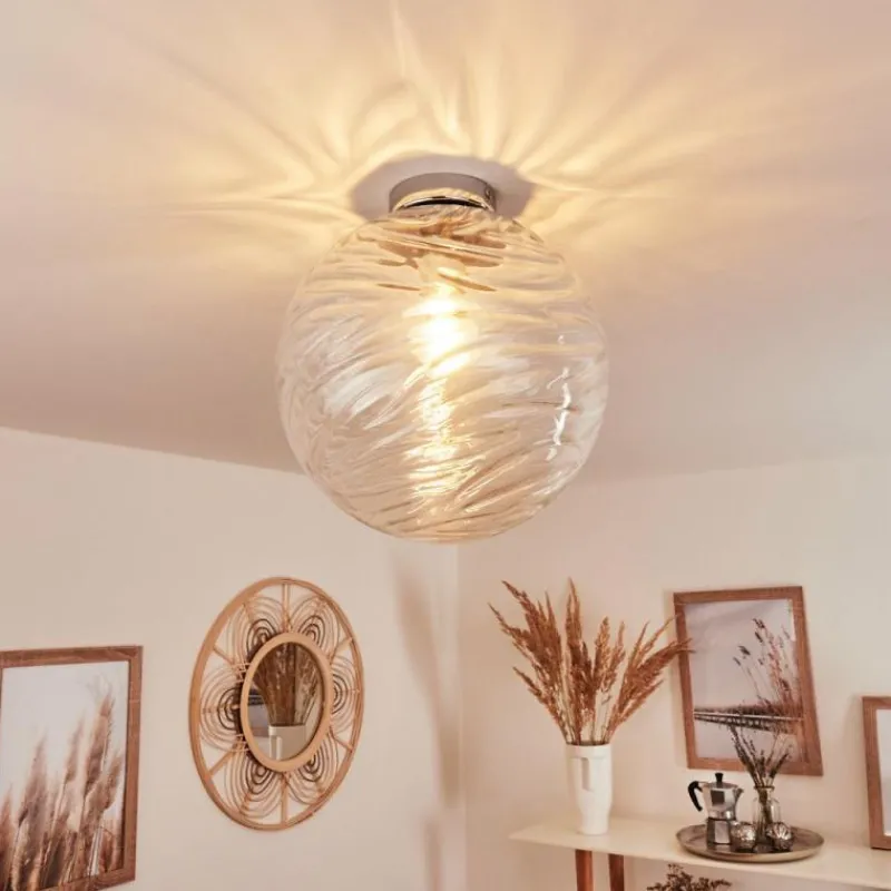 hofstein Plafonnier Tomboul Chrome, 1 lumière