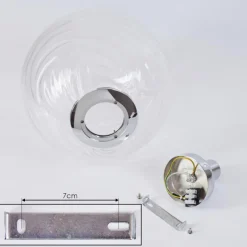 hofstein Plafonnier Tomboul Chrome, 1 lumière