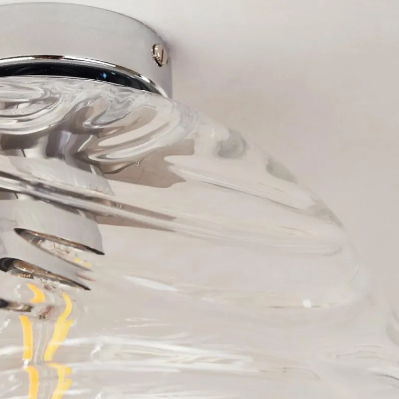 hofstein Plafonnier Tomboul Chrome, 1 lumière