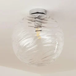 hofstein Plafonnier Tomboul Chrome, 1 lumière