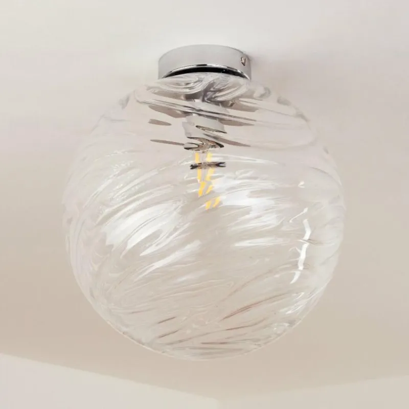 hofstein Plafonnier Tomboul Chrome, 1 lumière