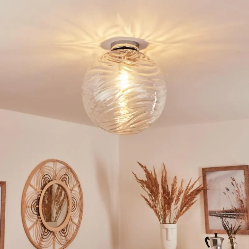 hofstein Plafonnier Tomboul Chrome, 1 lumière