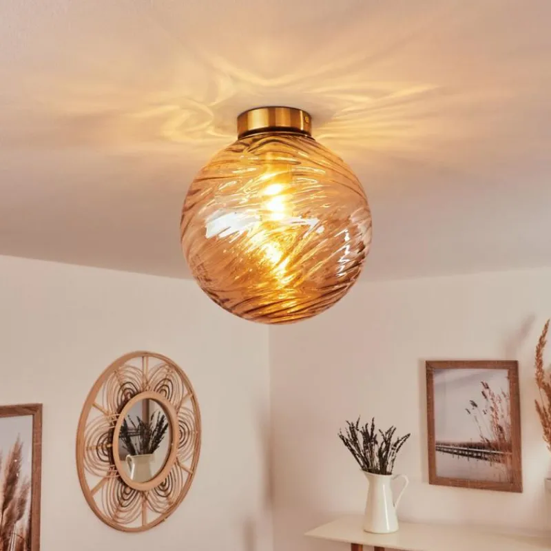 hofstein Plafonnier Tomboul Or, 1 lumière