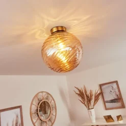 hofstein Plafonnier Tomboul Or, 1 lumière