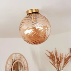 hofstein Plafonnier Tomboul Or, 1 lumière