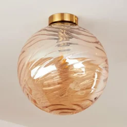 hofstein Plafonnier Tomboul Or, 1 lumière