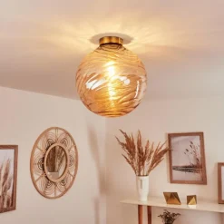 hofstein Plafonnier Tomboul Or, 1 lumière