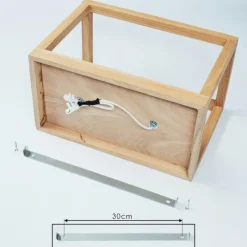 Style Boho-Chic-hofstein Plafonnier Torreglia Brun, Noir, 2 lumières