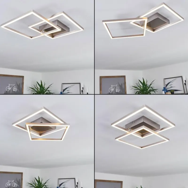 hofstein Plafonnier Torres LED Blanc, 2 lumières