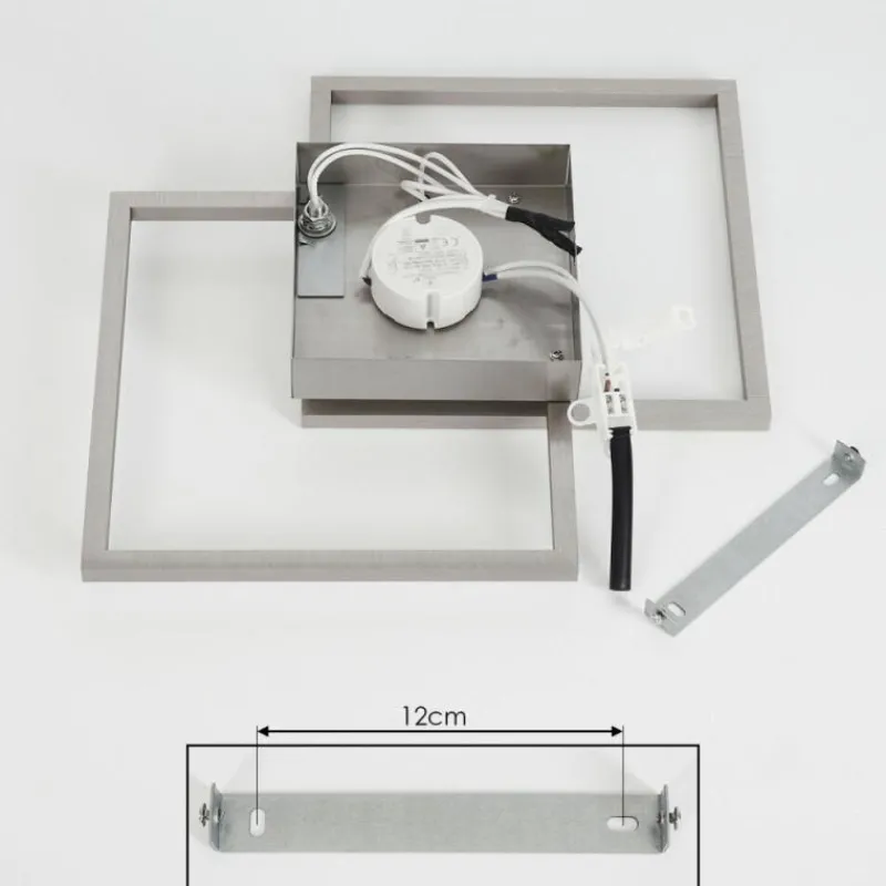 hofstein Plafonnier Torres LED Blanc, 2 lumières