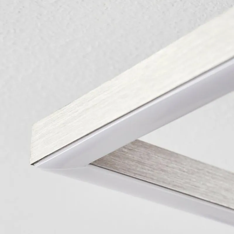 hofstein Plafonnier Torres LED Nickel mat, 3 lumières