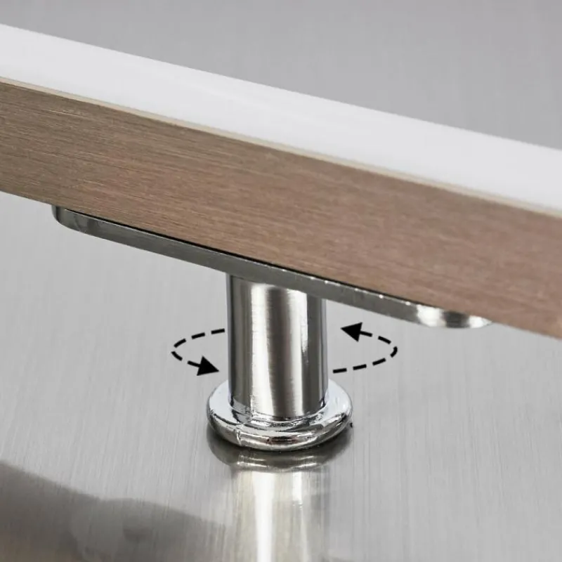 hofstein Plafonnier Torres LED Nickel mat, 3 lumières