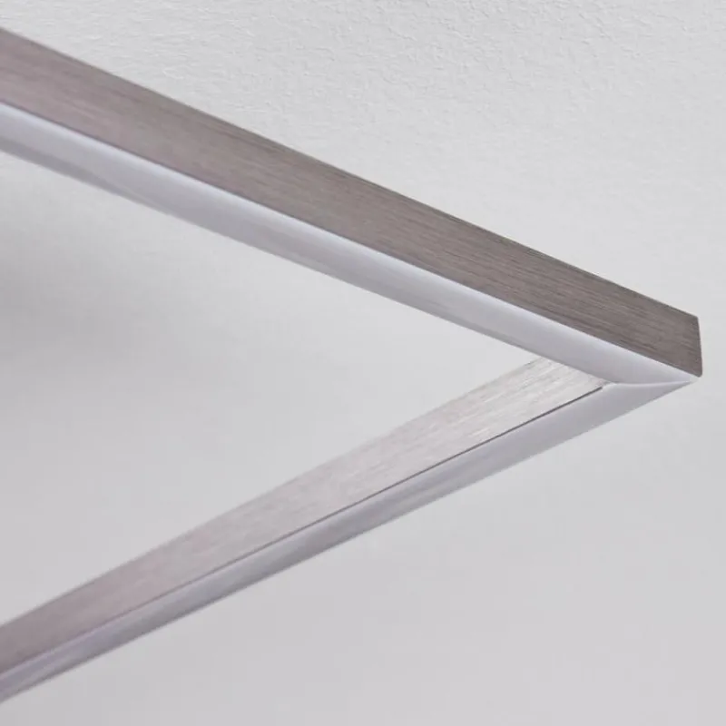hofstein Plafonnier Torresella LED Nickel mat, 2 lumières, Télécommandes