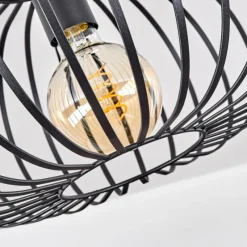 Lampes Vintages & Rétros-hofstein Plafonnier Trapichera Noir, 1 lumière