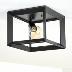 hofstein Plafonnier Traryd Noir, 1 lumière