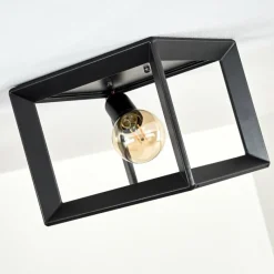 hofstein Plafonnier Traryd Noir, 1 lumière