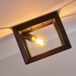 hofstein Plafonnier Traryd Noir, 1 lumière