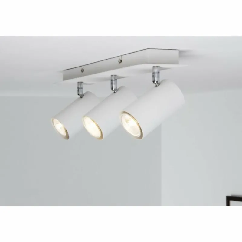 Luminaires Trio Plafonnier Trio 8024 Blanc, 3 lumières* Spots Et Projecteurs