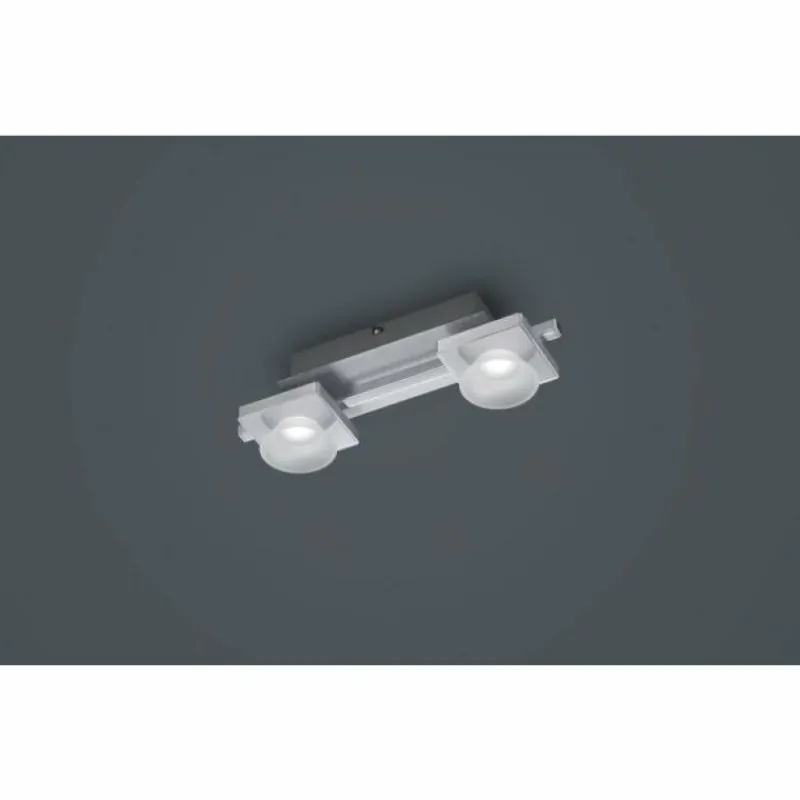 Luminaires Trio Plafonnier Trio 8265 LED Aluminium, 2 lumières* Éclairage Led