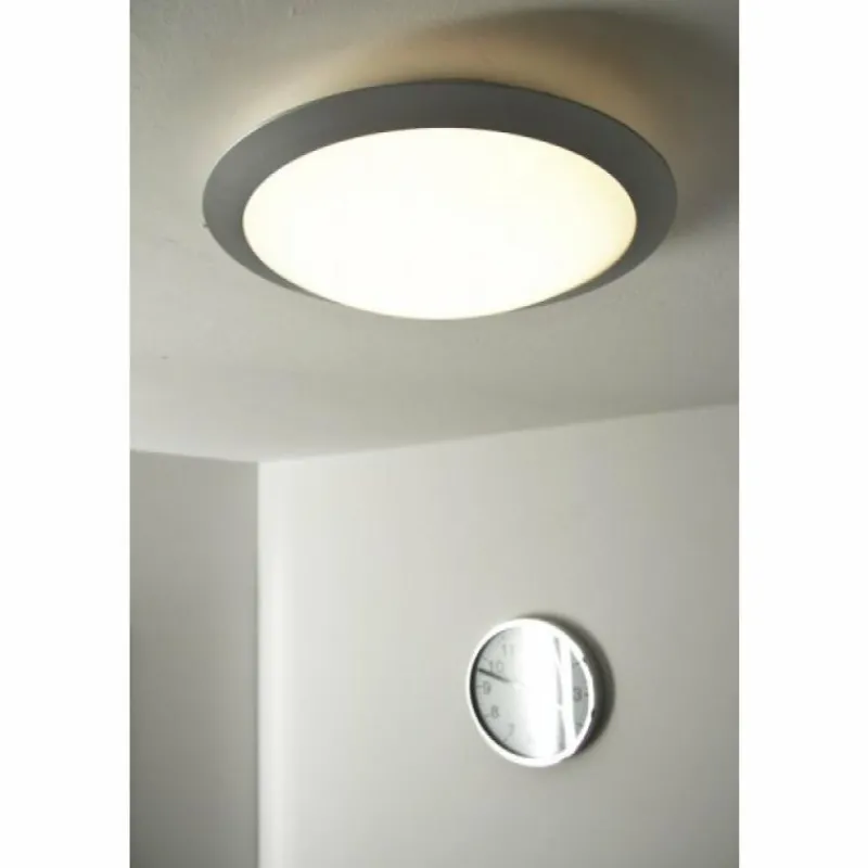 Luminaires Trio Plafonnier Trio 6265 LED Titane, Blanc, 1 lumière