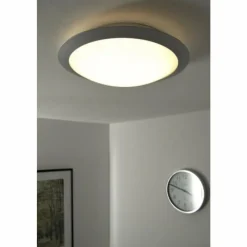Luminaires Trio Plafonnier Trio 6265 LED Titane, Blanc, 1 lumière