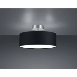 Lampes En Tissu-Luminaires Trio Plafonnier Trio 3033 Nickel mat, 2 lumières