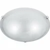 Luminaires Trio Plafonnier Trio 6105 Nickel mat, Blanc, 2 lumières