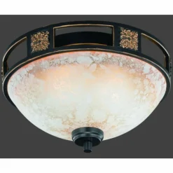 Luminaires Trio Plafonnier Trio 6081 Rouille, 2 lumières