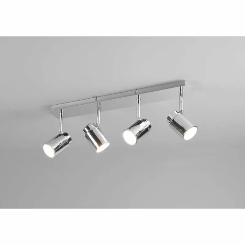Luminaires Trio Plafonnier Trio Angelo Chrome, 4 lumières* Spots Et Projecteurs