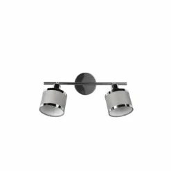 Lampes En Tissu-Luminaires Trio Plafonnier Trio AROSA Chrome, 2 lumières