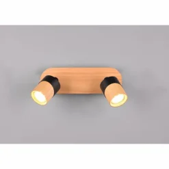 Lampes En Bois-Luminaires Trio Plafonnier Trio Aruni Écru, 2 lumières