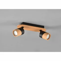 Lampes En Bois-Luminaires Trio Plafonnier Trio Aruni Écru, 2 lumières