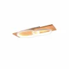 Lampes En Bois-Luminaires Trio Plafonnier Trio Barca LED Écru, Blanc, 1 lumière